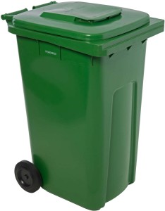 Mpact Wheelie Garbage Bin Plastic Dustbin