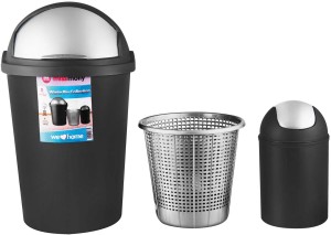 Miss Molly Waste Bin Set Plastic Dustbin