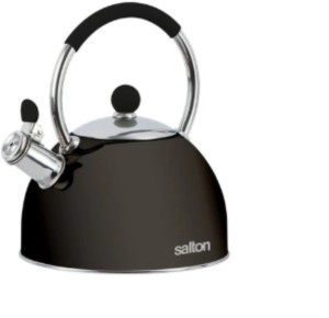 Salton Whistling Stove Top Kettle Black Beverage Maker Makro