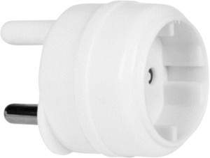 Powerworx Schuko Adaptor Three Pin Plug