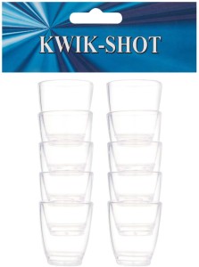 Kwik Shot (Pack of 10) Shooter Shot Glass Set