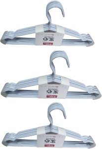 SpSP Plastic coated Steel Hangers Househol Clothes hanger pack of 30 Steel Pack of 30 Hangers For  Shirt