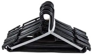 Perfect Dealz Pack of 20 Black Plastic Hangers Plastic Hanger For Dress