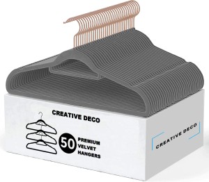 Creative Deco 1116 Steel Pack of 50 Hangers For  Shirt