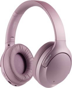 VOLKANO Odyssey Noise Cancelling Wireless Headphones - Rose Gold Bluetooth & Wired Headset