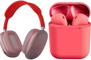 BT COMBOS P9 HEADPHONES AND i12 EARBUDS Bluetooth Headset