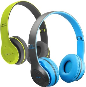 MK P47 Wireless Headphone Set Of 2 Bluetooth Headset