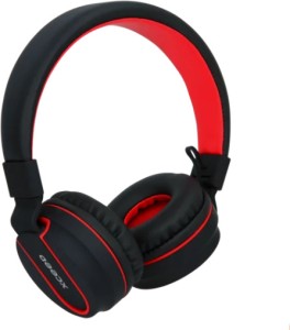 Xceed Earphones Headphones Xceed Pulse Black Red Foldable Wired