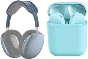 BT COMBOS P9 HEADPHONES AND i12 EARBUDS Bluetooth Headset