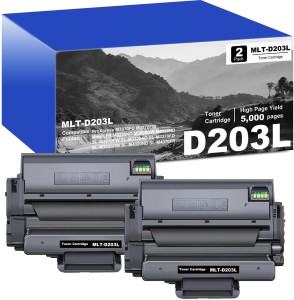 Samsung MLT-D203L SU899A x2 High Yield Compatible Cartridge-Colorink Quest Black Twin Pack Ink Toner