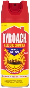 Dyroach Kills Cockroaches Triple Action Aerosol