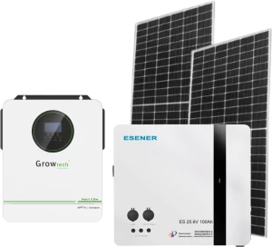 Growtech 3.6kW Inverter | 2.56kWh Esener Lithium Battery Solar System Pure Sine Wave Inverter