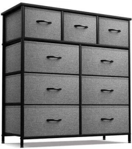 LASA 9-Drawer storage Plastic Free Standing Chest of Drawers