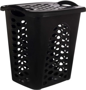 Miss Molly 12 L Black Laundry Basket