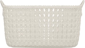 Formosa 12 L White Laundry Storage Basket