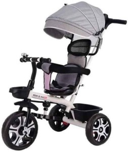 Generic 4 In 1 Baby Walker Kids Trike Tricycle Grey Shapes Toys