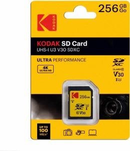 Kodakオールスターカード Kodak Ultra Performance SD Card 256 GB Memory Card | Makro