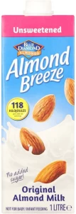 Almond Breeze Alternative Milk - Unsweetened Original, Almonds Flavour