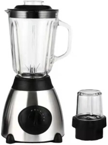 Generic 1.5L Juice Blender 2 In 1 Glass 250 W Juicer Mixer Grinder (1 Jar, Silver)