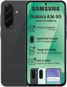 Samsung Galaxy A36 5G (Black, 128 GB)