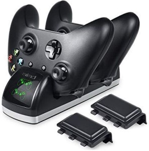 DW Xbox One Dual Controller Charging Station with 2 Rechargeable Battery Packs  Motion Controller