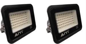AIYI 2-Pack 100W LED Flood Light AY399-002 Flood Light Outdoor Lamp