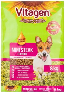 Vitagen Small breed Steak 8 kg Dry Adult Dog Food