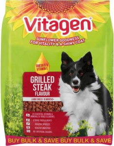 Vitagen Large breed Steak 20 kg Dry Adult Dog Food