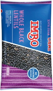 IMBO Black Lentils (Whole)