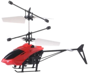 umlozi Flying Drone Helicopter - Rechargeable Flying Heli Hover Drone - Red