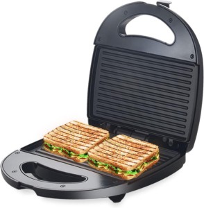 Generic Sandwich Griller, 750 W with 4 Slice Non-Stick Fixed Plates for Sandwiches at Home Electric Grill, Toast