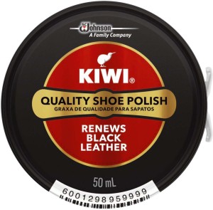 Kiwi Quality Shoe Polish Renews Black Leather Leather Shoe Wax Polish