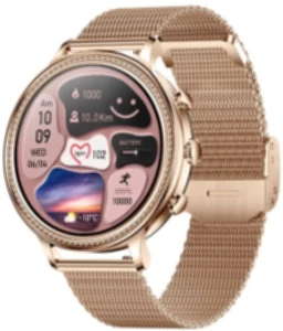 smart shop SmartWatch For Women - Pink Milanese Band Smartwatch