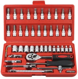 CAPTAIN K PRODUCTS Tools Set 46pcs 1/4-Inch Socket Set - Captain - k Socket Set