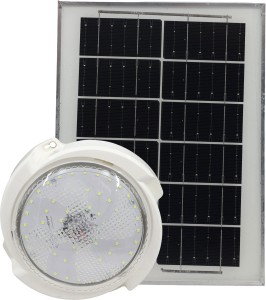 AIYI AY399-025 100W Solar Ceiling Light with Remote, Solar Light Set