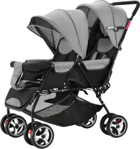 UMI High-quality baby stroller twin lightweight travel system - Grey Stroller Pram