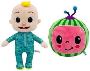 Kt Brand Cocomelon JJ & Melon Plush Toy Set  - Medium
