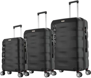 Mykonos ABS Trolley Set 3 Piece Luggage Set 4 Wheels - 28 inch