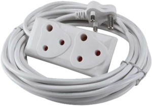 Sastro Extension Cord With A Two-Way Multi-Plug Extension Lead 2  Socket Extension Boards
