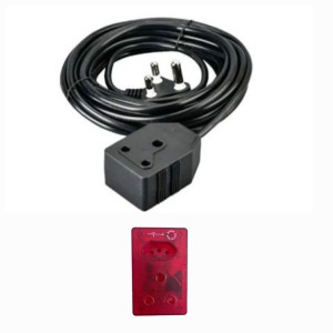DH PRO EXTENSION CORD 3M WITH SURGE PROTECTION ADAPTER 4  Socket Extension Boards