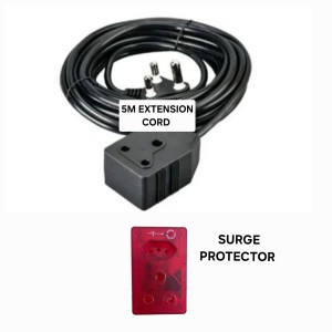 DH PRO EXTENSION CORD 5M WITH SURGE PROTECTOR 4  Socket Extension Boards