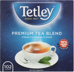 Tetley Premium Blend Black Tea Box