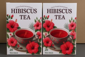 Green Foods Hibiscus Tea Herbal Tea Box