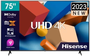 Hisense 189 cm (75 inch) LED Ultra HD (4K) VIDAA Flat-Panel TV, Smart TV
