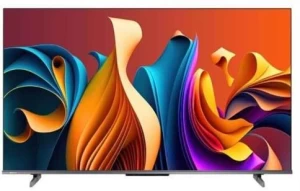 Hisense 139 cm (55 inch) QLED Ultra HD (4K) VIDAA Flat-Panel TV