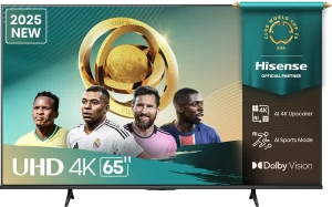 Hisense 165 cm (65 inch) LED Ultra HD (4K) VIDAA Smart TV