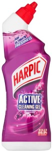 Harpic Active Cleaning Lavender Gel Toilet Cleaner