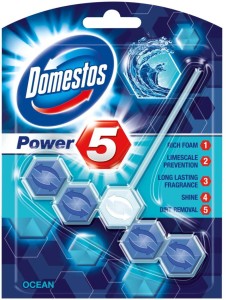 Domestos Power 5 Ocean Rim Block