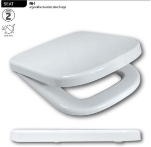 Wirquin Plastic Round Front  Toilet Seat Cover