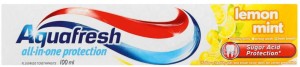 Aquafresh All-in-One Protection Lemon Mint Toothpaste
